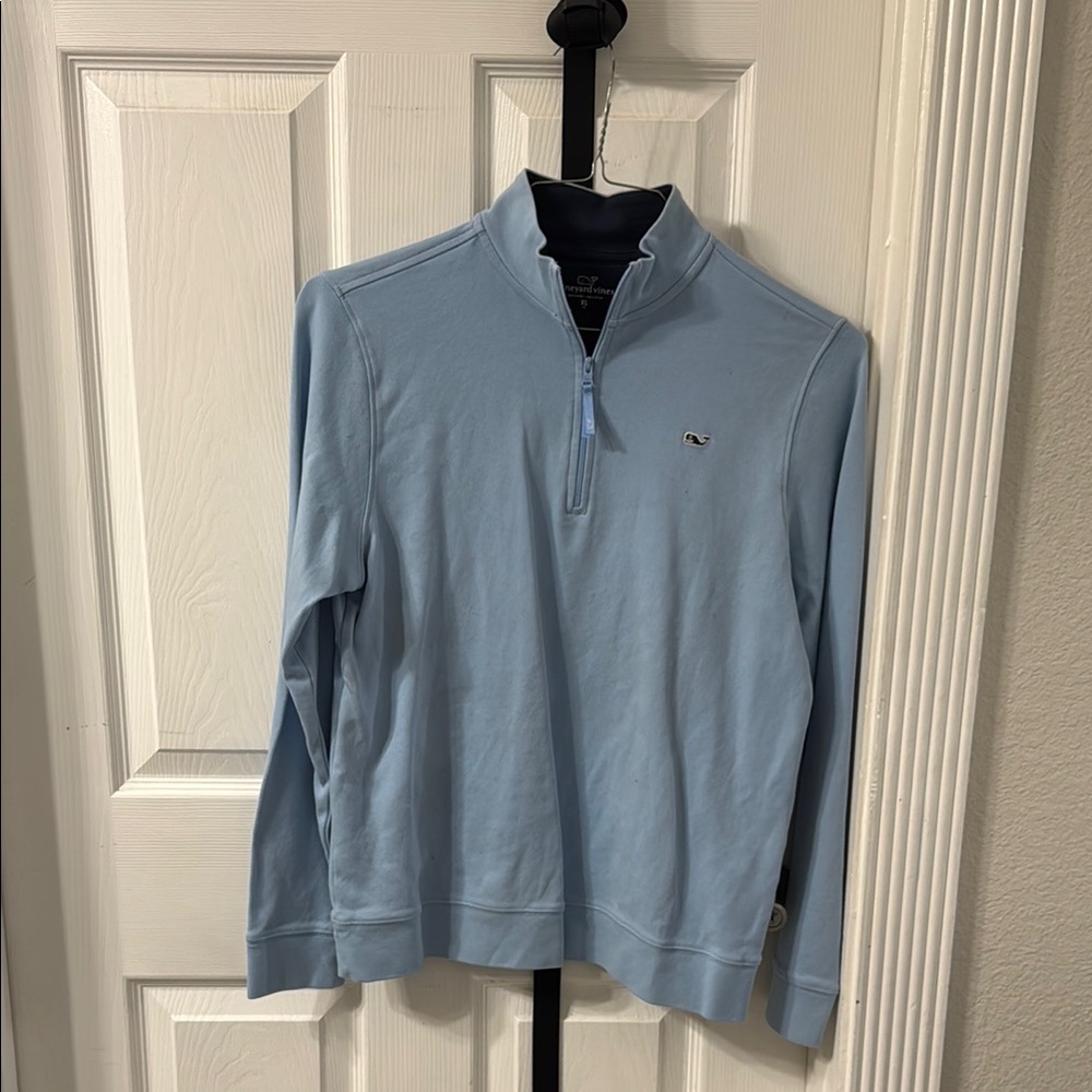 Vineyard Vines Blue Crew Neck Sweater Classic Knit